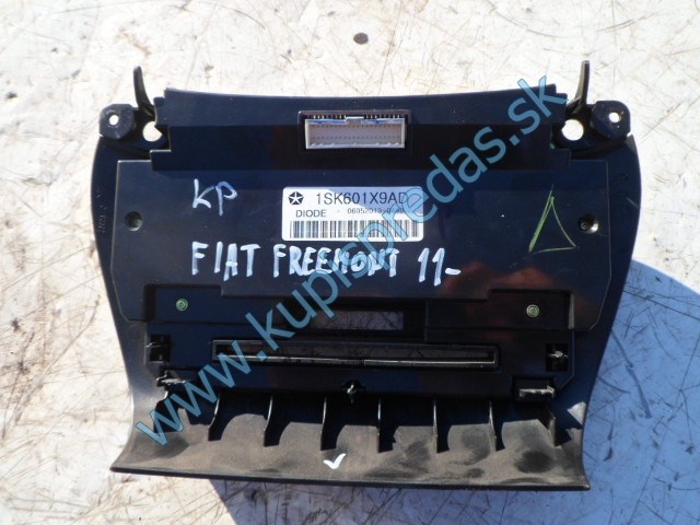 panel na ovládanie kúrenia na fiat freemont, 1SK601X9AD